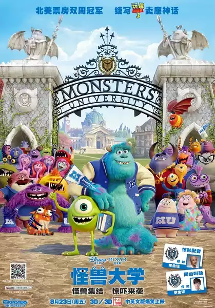 Monsters University (2013) 4k