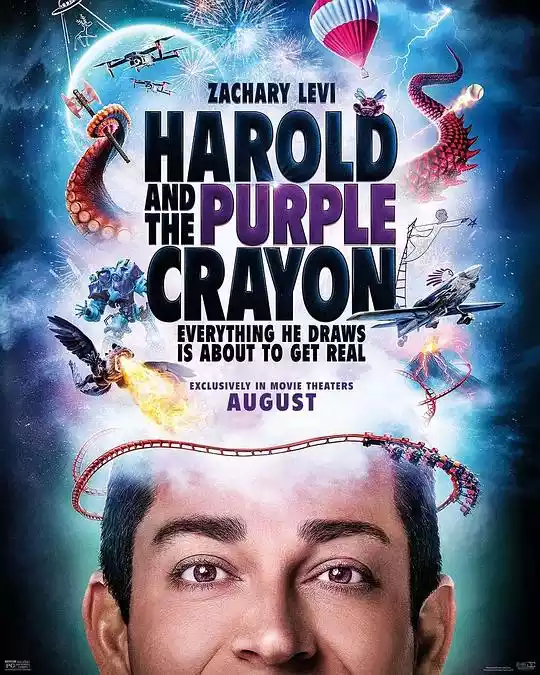 Harold and the Purple Crayon (2024) 4k